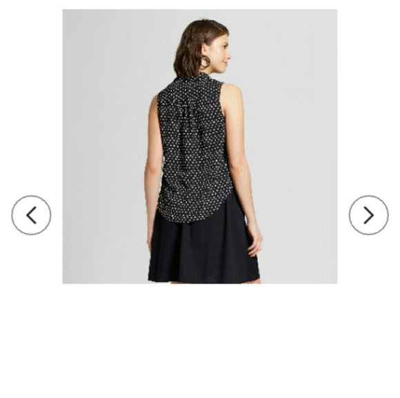 Polka dot sleeveless top - Picture 4 of 4